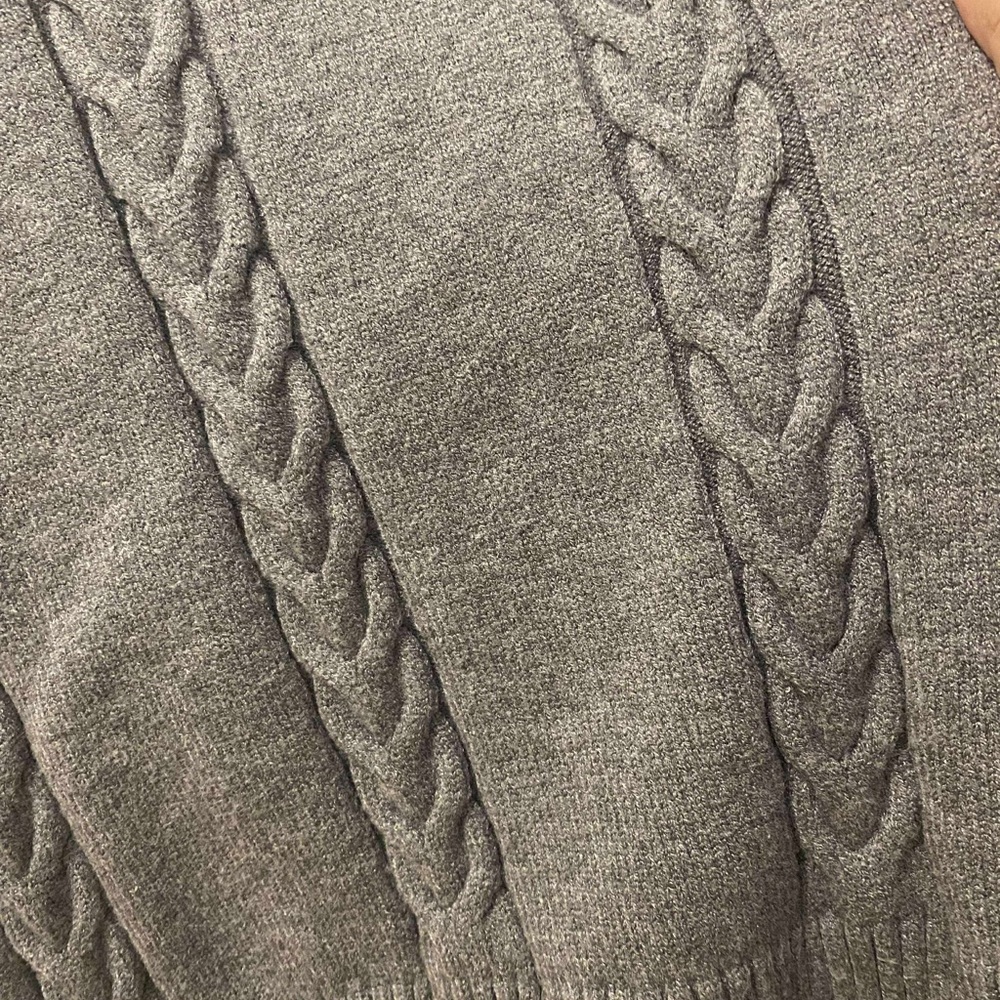 SHEIN Charcoal Ribbed Knit Top - Picture 3 of 5